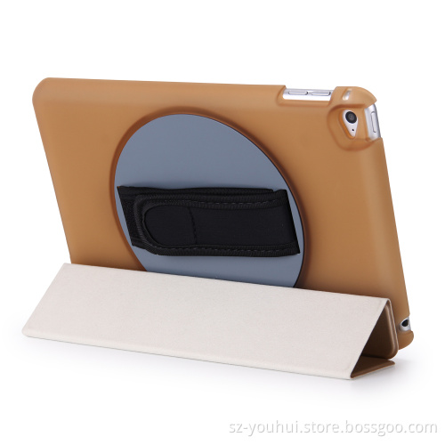 Factory Outlet 360 Rotation handheld Case Smart Flip cover for iPad mini 4